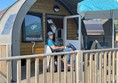 Outside the pod