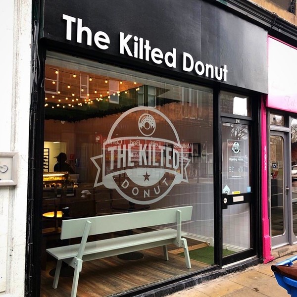 Exterior of The Kilted Donut