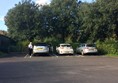 4 of the 6 blue badge car parking spaces