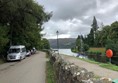 There is a car park on the edge of the village, but if you can, try to park on the driveway alongside the Caledonian canal, as you can see on our photo. On the opposite bank, stands the grounds of the Old Abbey, now beautifully converted into the Highlands Club Scotland apartments.
