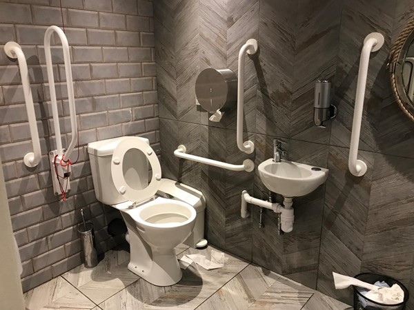 Photo of toilet.