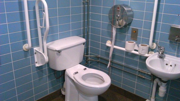 Accessible toilet within Lomond Shores