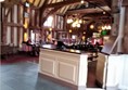 The spacious bar area
