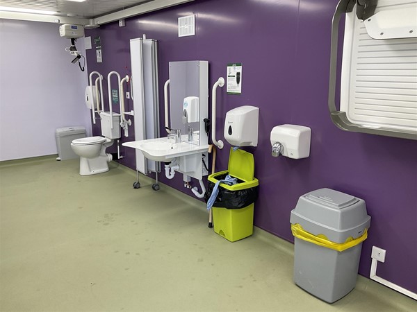 Image of an accessible toilet
