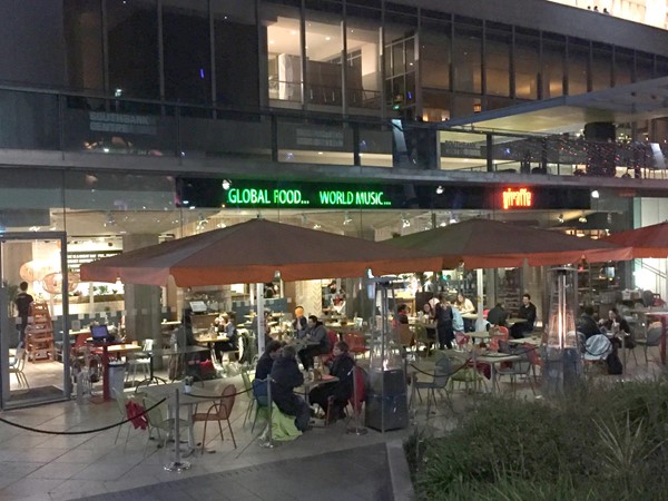 Accessible entrance at Giraffe on London's Southbank.