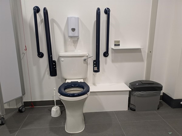 image of toilet in the Changing Places toilet