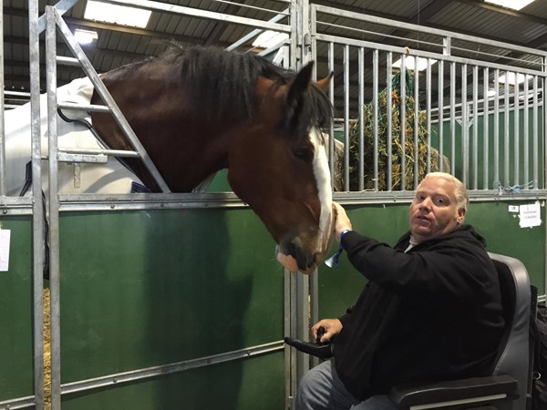 Picture of The Royal Highland Show -  Gary and a horse