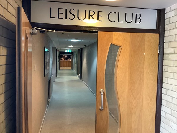 Entrance to the leisure club