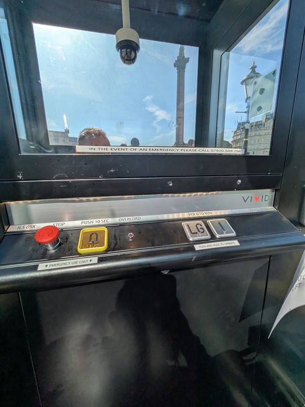 Image of lift buttons