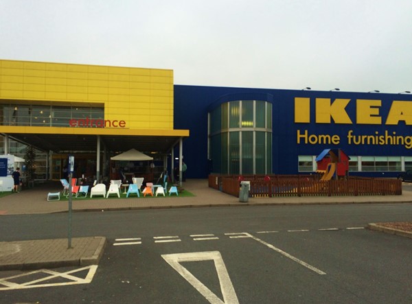Photo of IKEA outside.