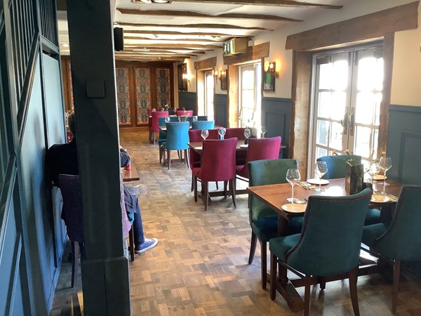 A number of different areas you can ask them to seat you at