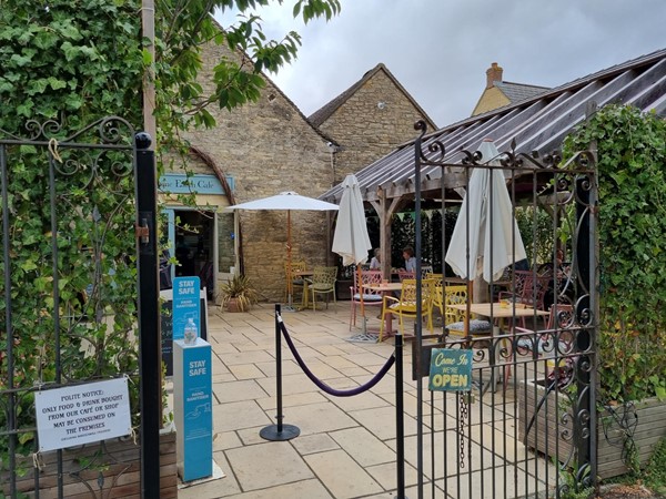 Outdoor seating area