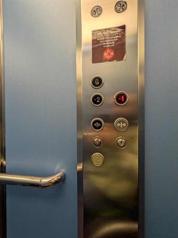 Image of lift buttons