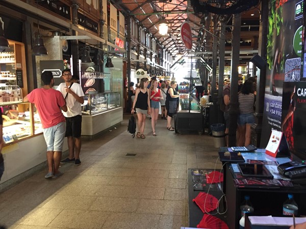 Interior of Mercado de San Miguel