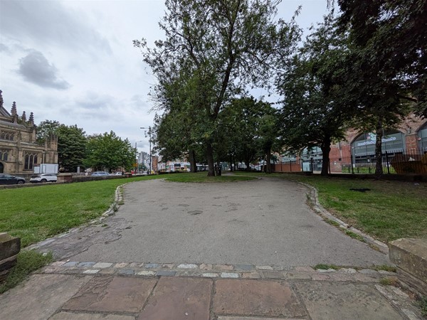 image of entrance to east part from Church Lane