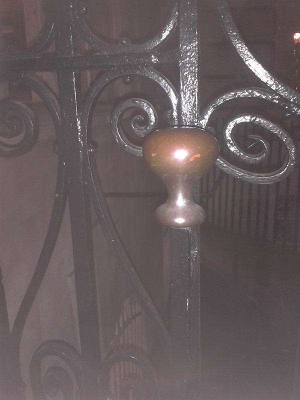 Handle on stairs made it easier to use
