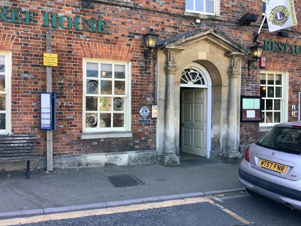 New Inn door