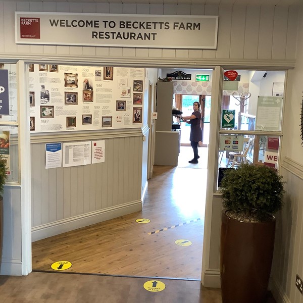 (14) entry into restaurant