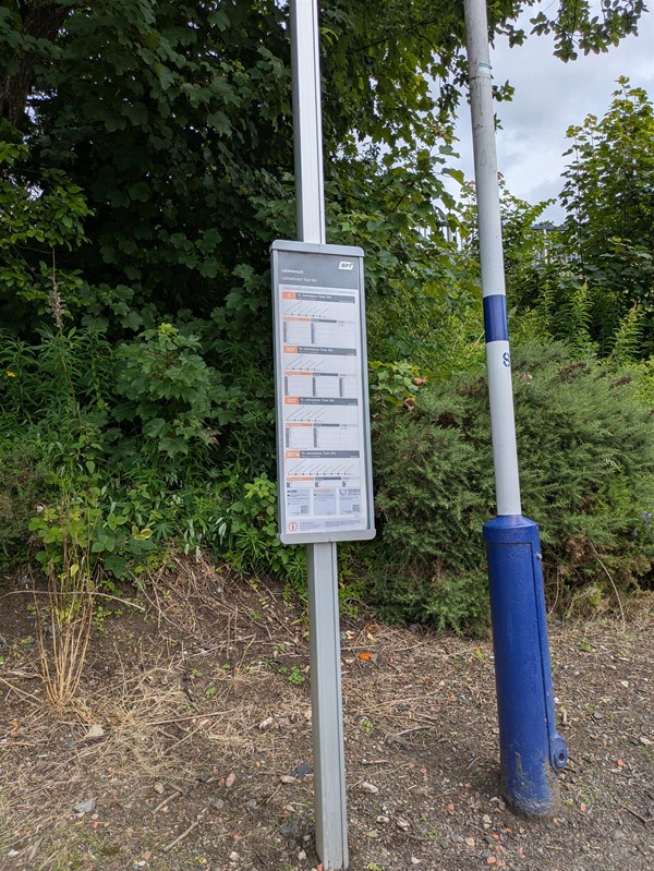 Image of bus stop signage