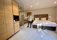 Spacious room with comfortable bed