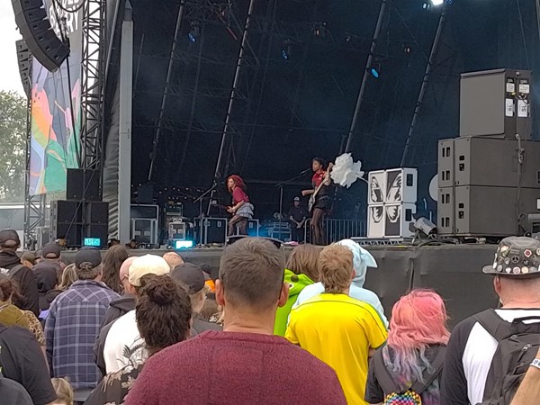 Image of a band on stage