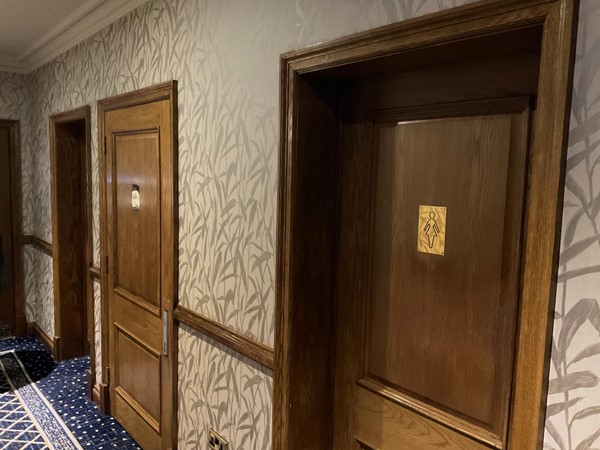 Accessible toilet door