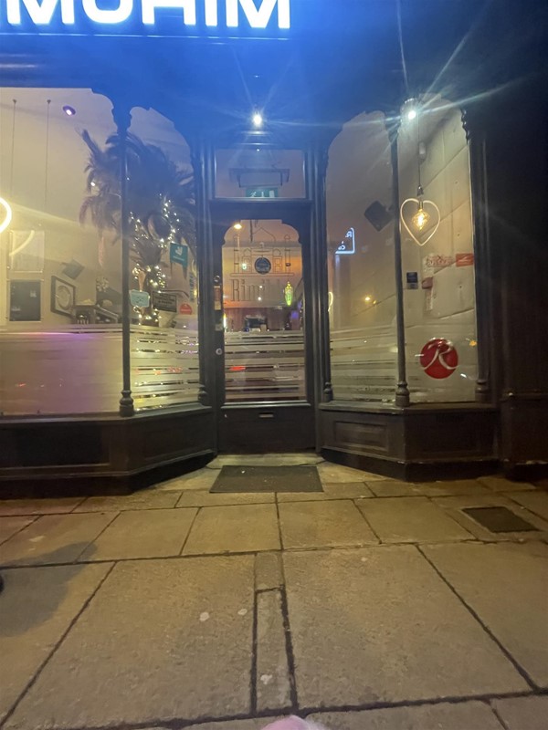 Entrance from street