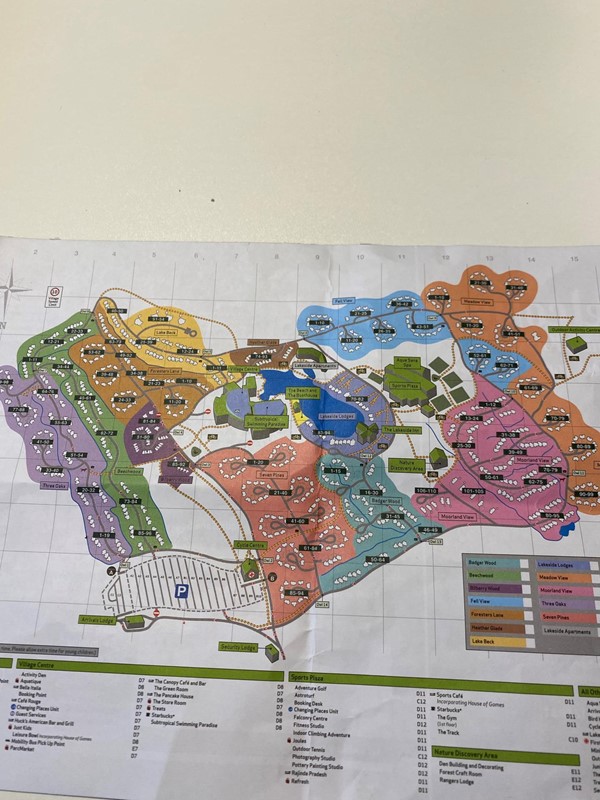 Map of Center Parcs