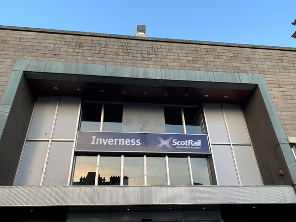 Inverness station sign