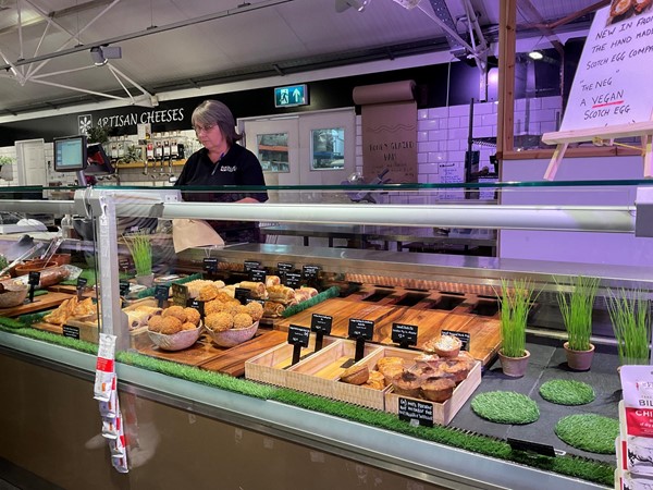 Image of a cheese counter.