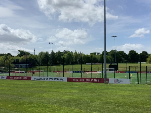 Picture of a fenced of pitch