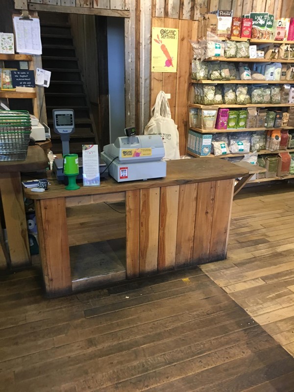 Counter in the shop