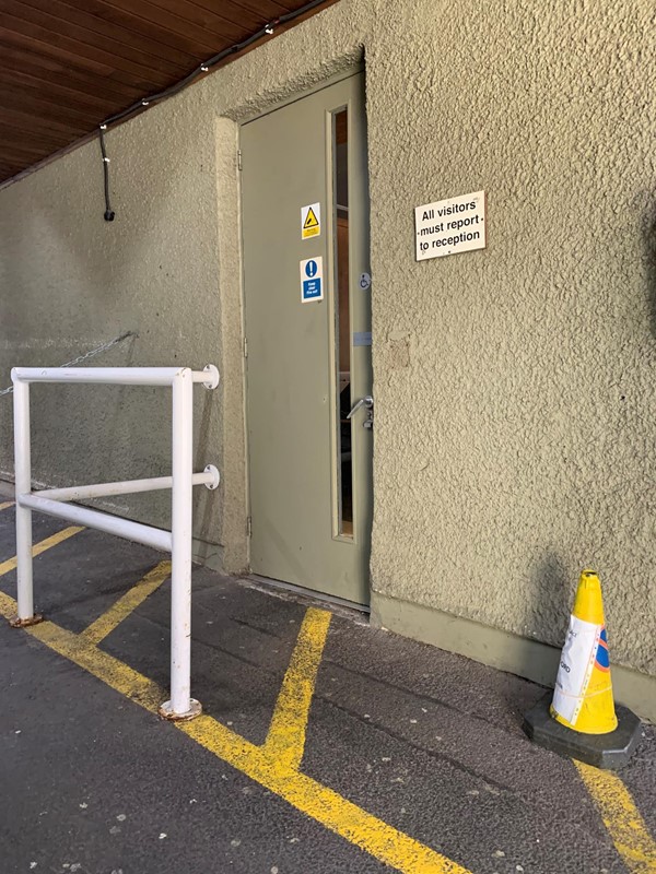 Door to entrance - only accessible option