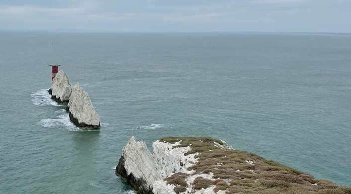 The Needles Old Battery and New Battery