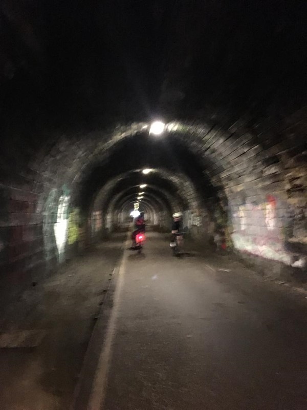 Inside the Innocent Railway Tunnel.