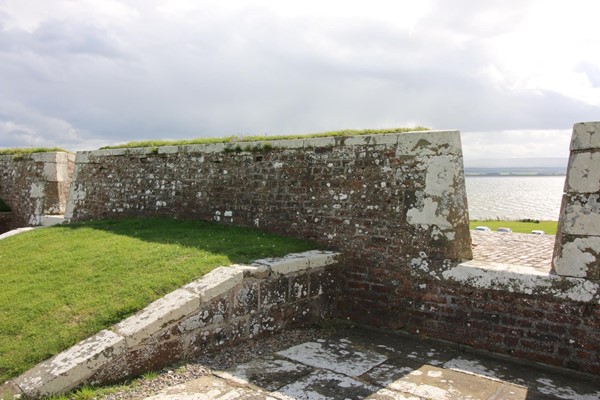 Looking out to sea from the Fort ramparts
