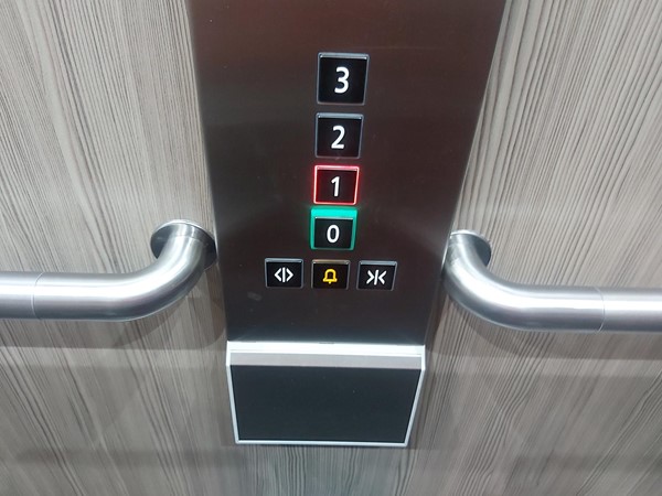 Picture of lift buttons