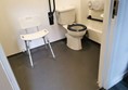 The accessible en-suite bathroom.