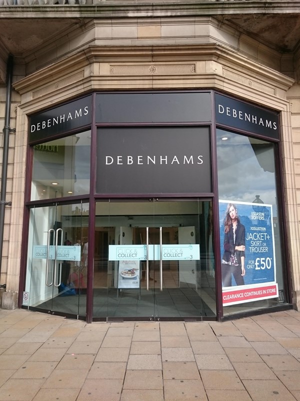 Picture of Debenhams, Princes Street -  Front of the Building