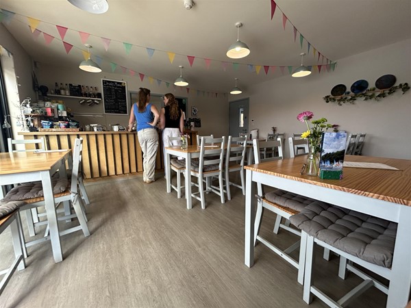 Inside the cafe