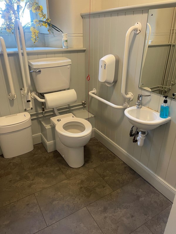 accessible toilet in the main house