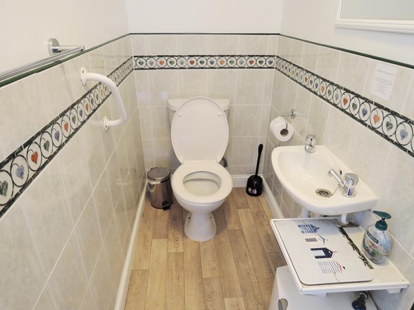 Bathroom in Sea Walk, sea front, ground floor room