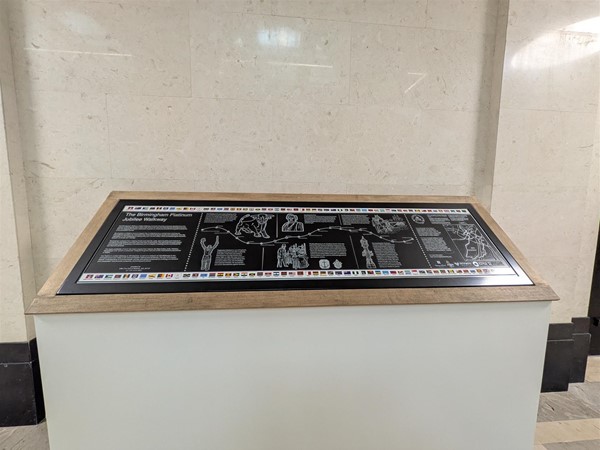 Image of history of birmingham signage