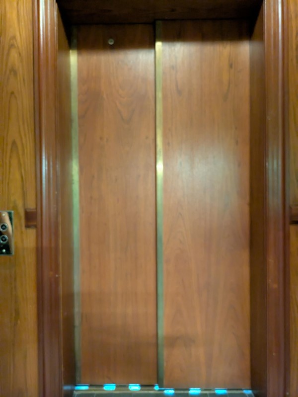 Image of door to lift