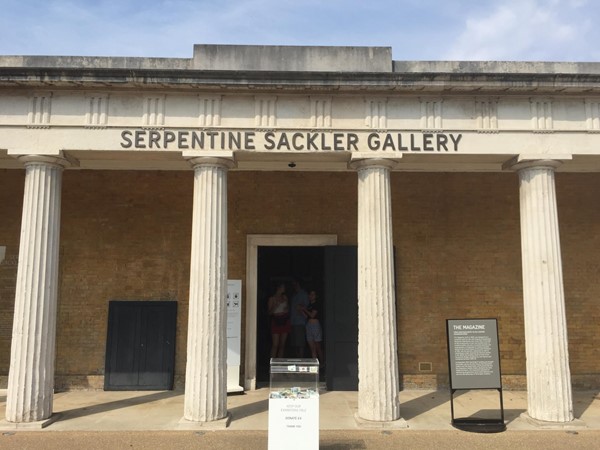 Front of the serpentine sackler gallery