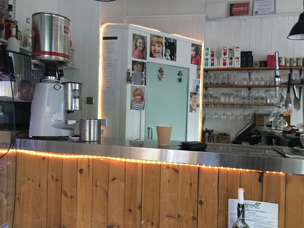 Upstairs of Cafe Renroc.