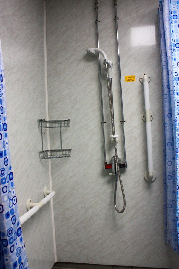 Accessible shower.
