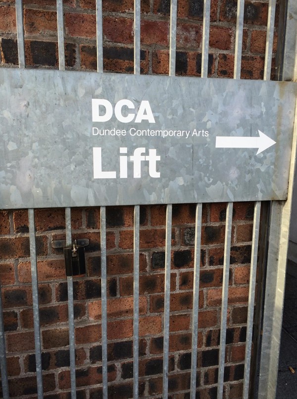 Signposting for lift.