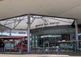 Image of entrance to main area of the bus station