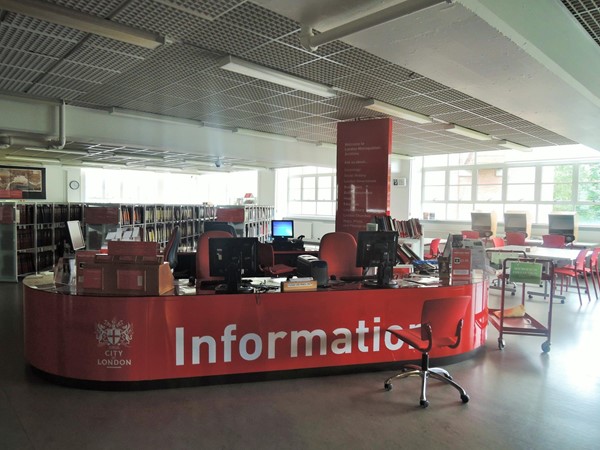 Information Desk in 1st floor study centre